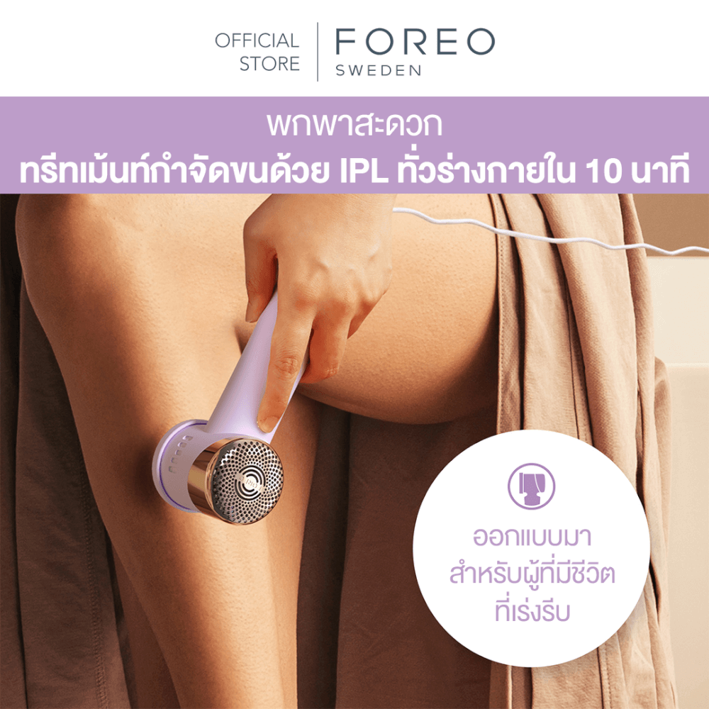 เครื่องกำจัดขน IPL FOREO PEACH 2 GO Arctic Blue